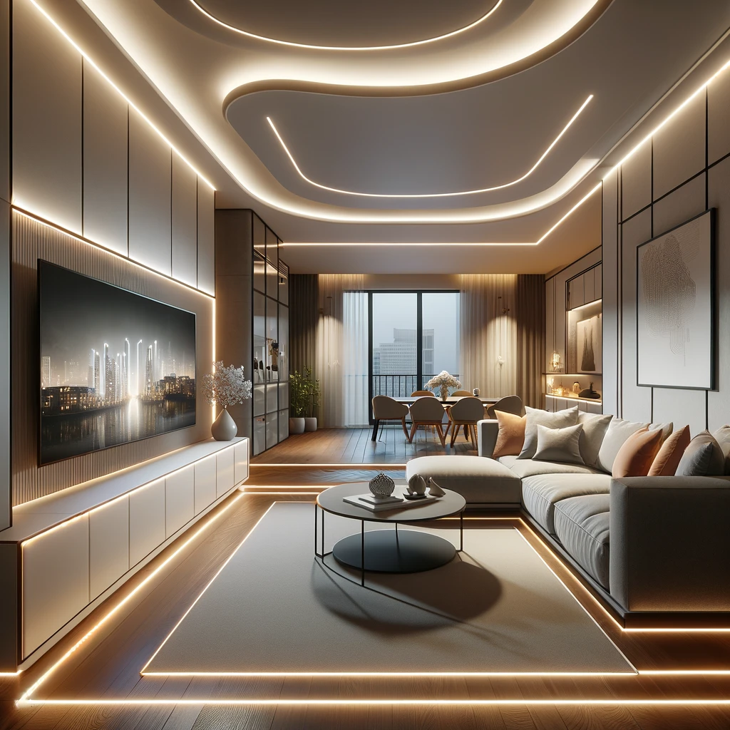 led tapes for living room